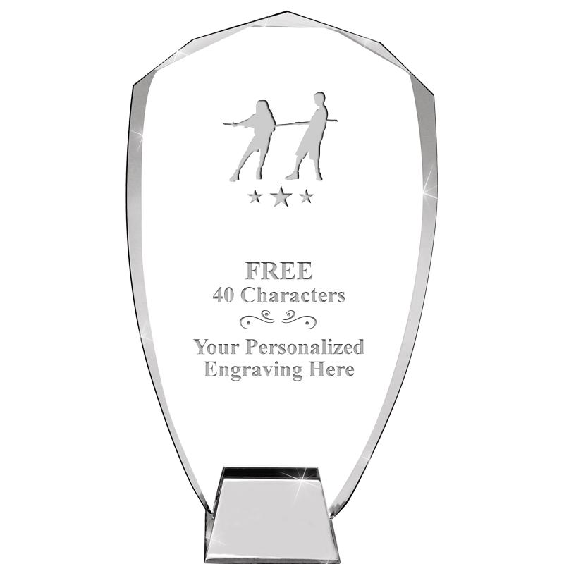 8.5" SHIELD ICONIC CRYSTAL