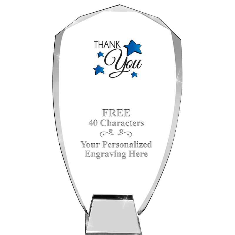 8.5" SHIELD ICONIC CRYSTAL