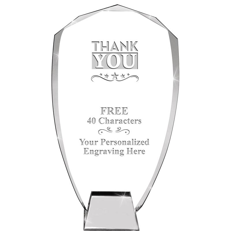 8.5" SHIELD ICONIC CRYSTAL