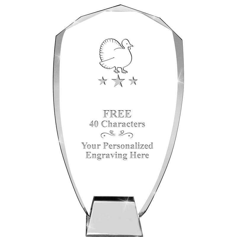 8.5" SHIELD ICONIC CRYSTAL