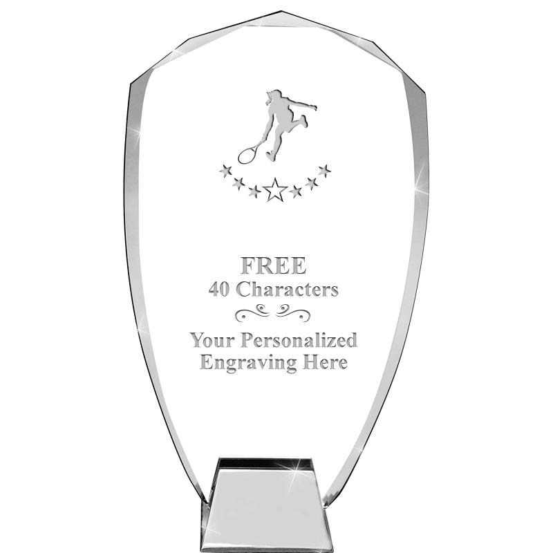 8.5" SHIELD ICONIC CRYSTAL
