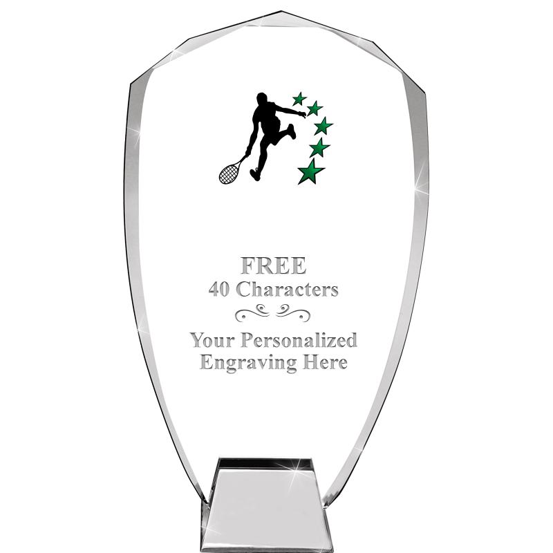 8.5" SHIELD ICONIC CRYSTAL