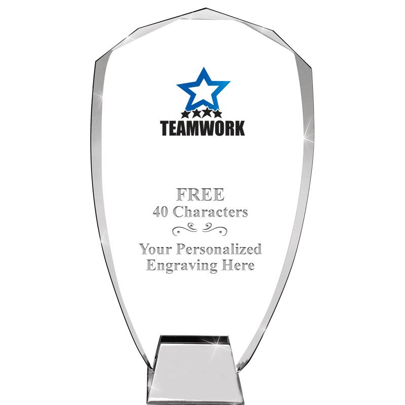 8.5" SHIELD ICONIC CRYSTAL