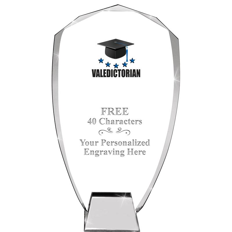 8.5" SHIELD ICONIC CRYSTAL