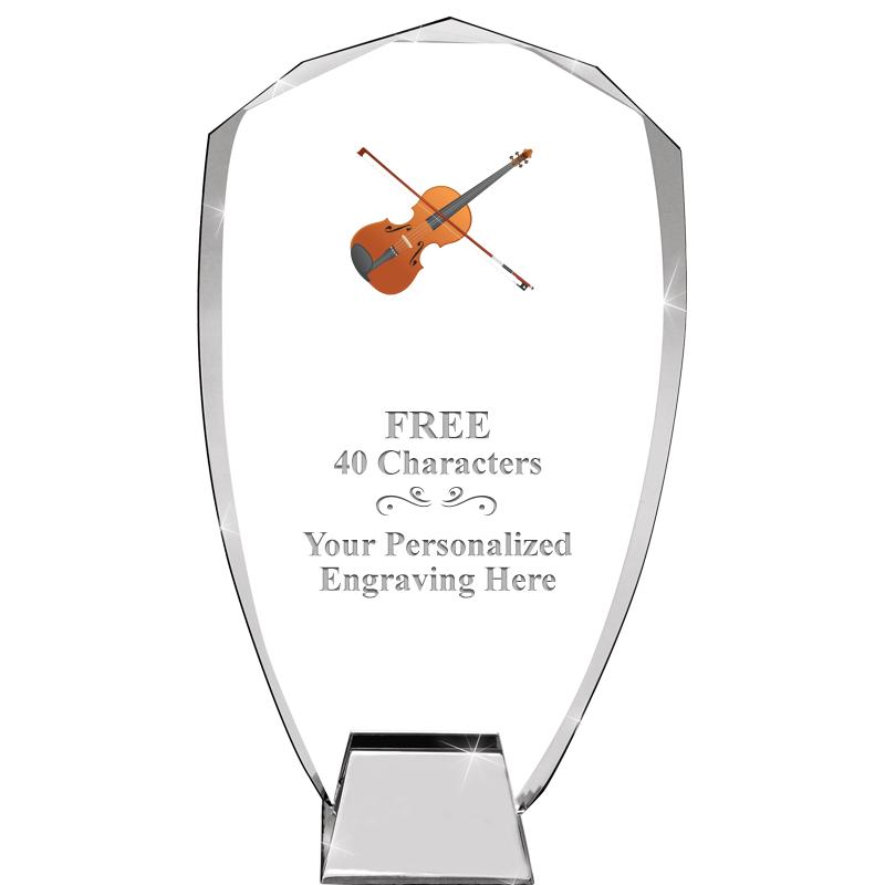 8.5" SHIELD ICONIC CRYSTAL