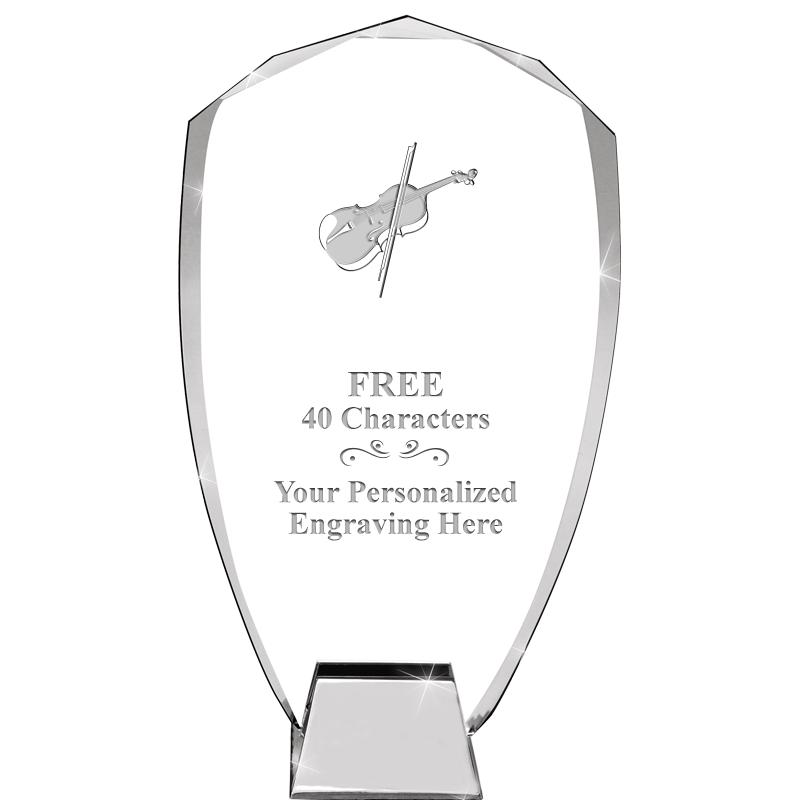 8.5" SHIELD ICONIC CRYSTAL