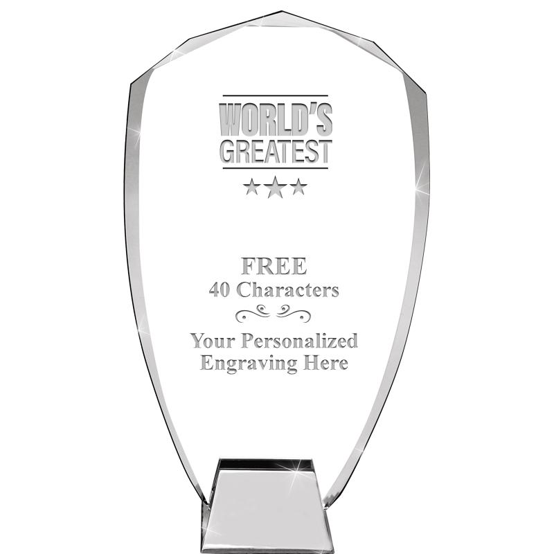 8.5" SHIELD ICONIC CRYSTAL