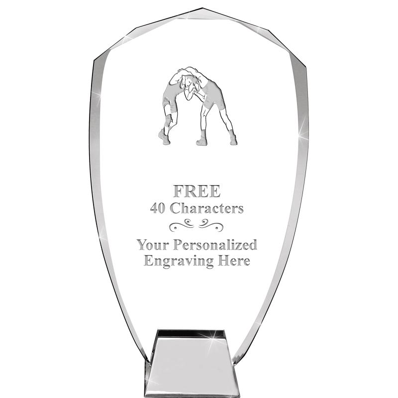 8.5" SHIELD ICONIC CRYSTAL