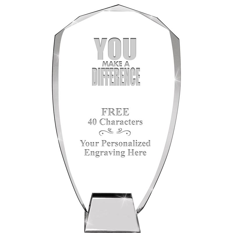 8.5" SHIELD ICONIC CRYSTAL