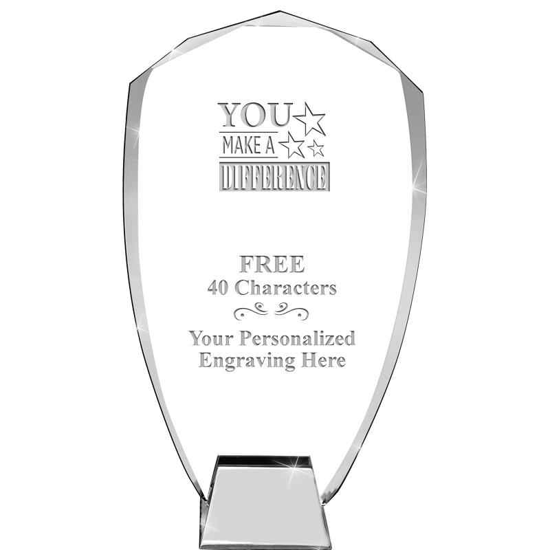 8.5" SHIELD ICONIC CRYSTAL