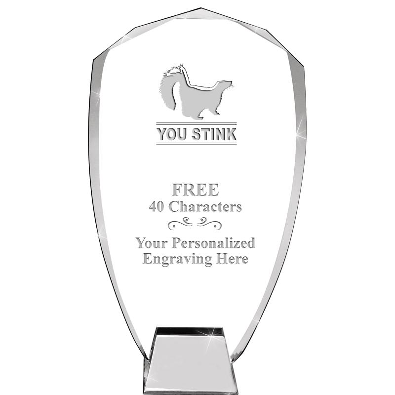 8.5" SHIELD ICONIC CRYSTAL