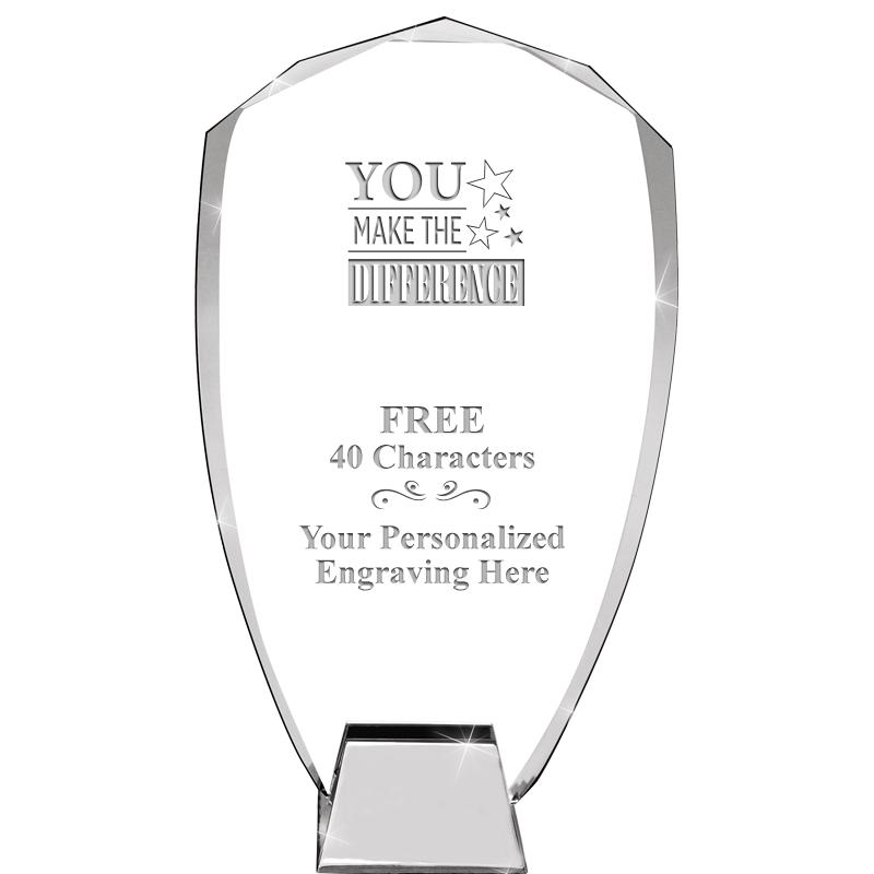 8.5" SHIELD ICONIC CRYSTAL