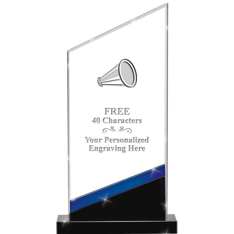 8" SAPPHIRE INTENSITY CRYSTAL