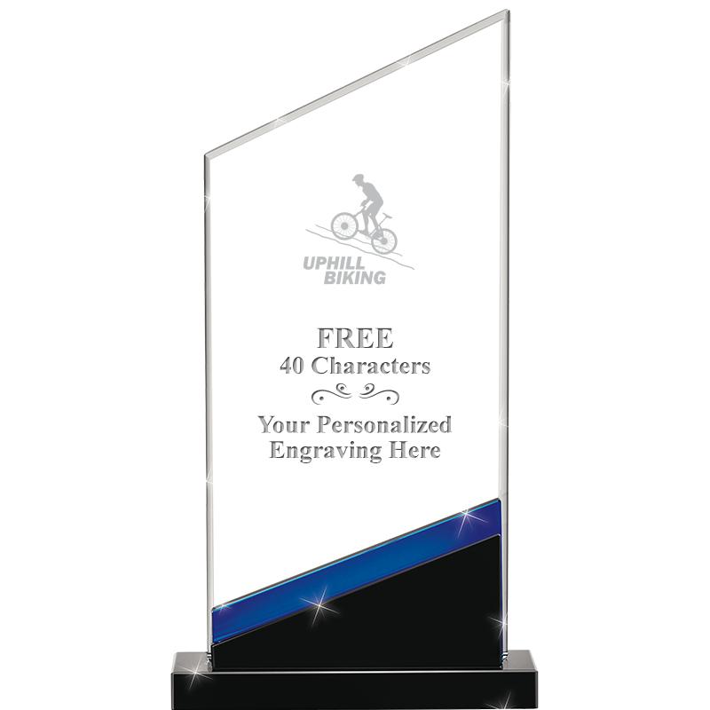 8" SAPPHIRE INTENSITY CRYSTAL