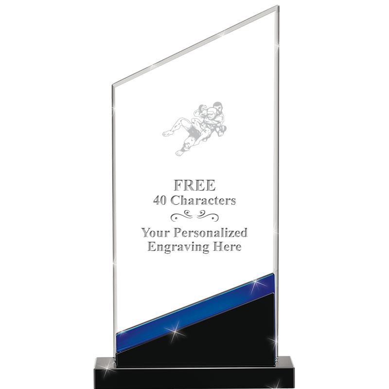 8" SAPPHIRE INTENSITY CRYSTAL