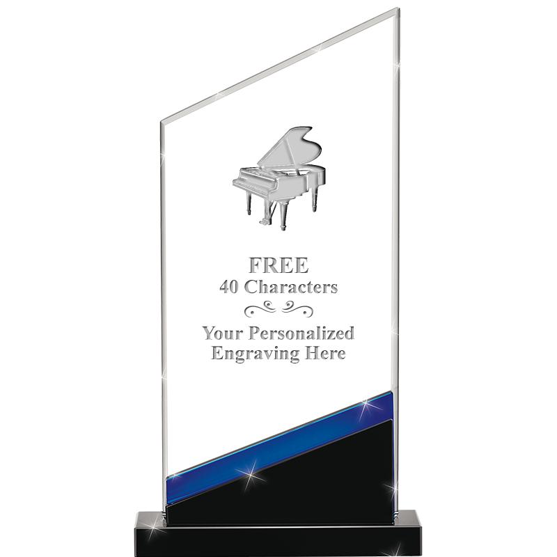 8" SAPPHIRE INTENSITY CRYSTAL