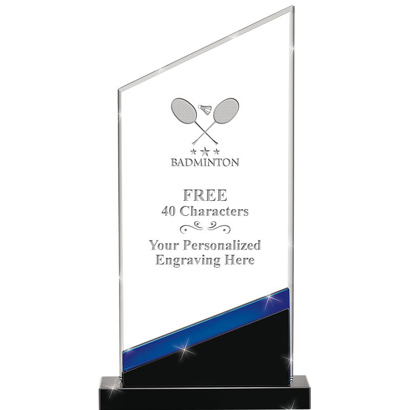 8" SAPPHIRE INTENSITY CRYSTAL