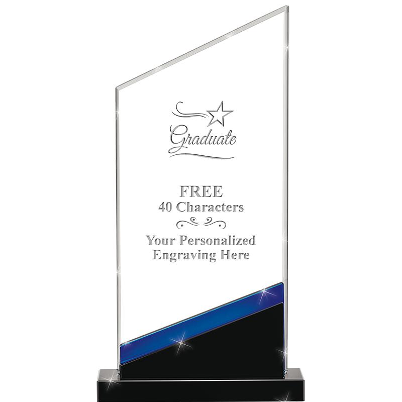 8" SAPPHIRE INTENSITY CRYSTAL