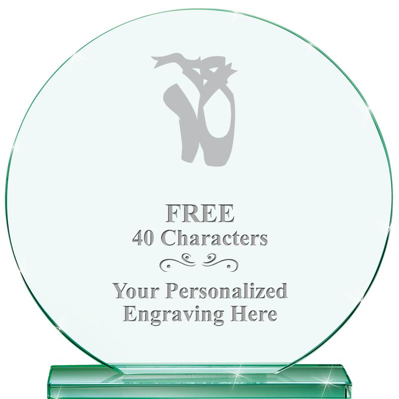 6.25" JADE GLOBE CRYSTAL