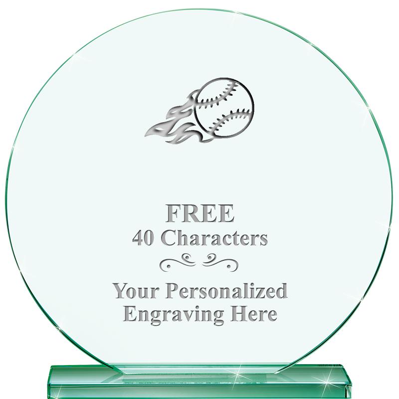 6.25" JADE GLOBE CRYSTAL