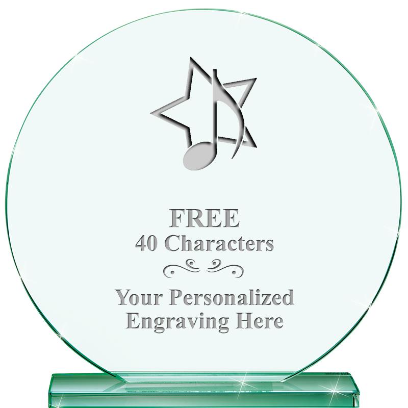 6.25" JADE GLOBE CRYSTAL