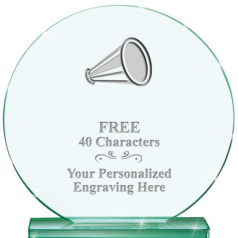 6.25" JADE GLOBE CRYSTAL