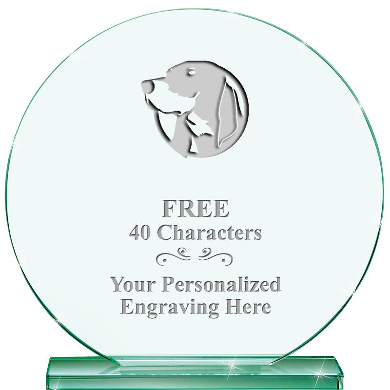 6.25" JADE GLOBE CRYSTAL