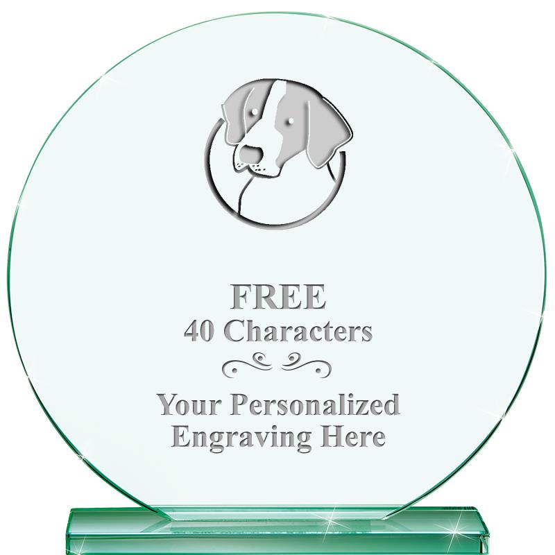 6.25" JADE GLOBE CRYSTAL