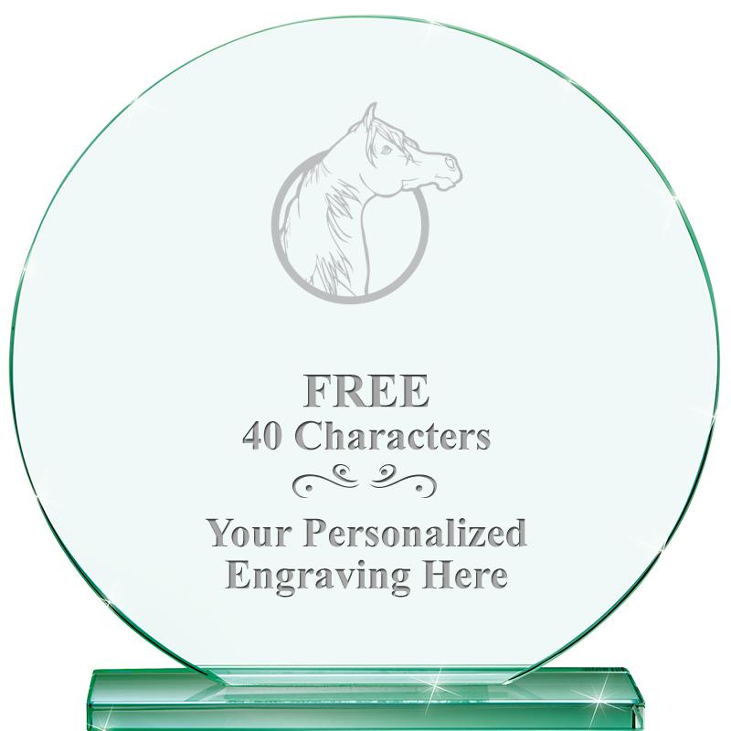 6.25" JADE GLOBE CRYSTAL