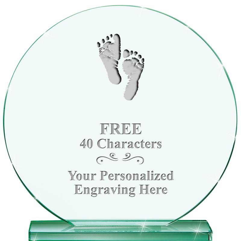 6.25" JADE GLOBE CRYSTAL