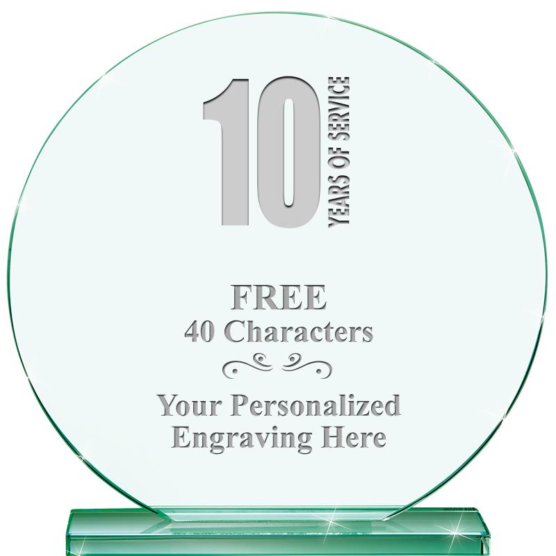 6.25" JADE GLOBE CRYSTAL