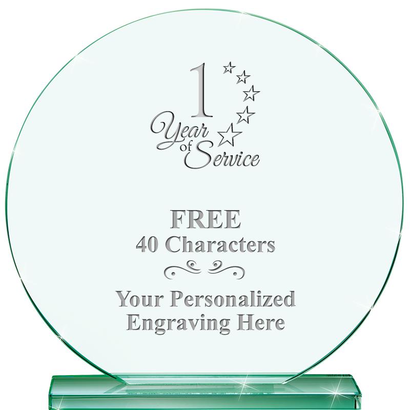 6.25" JADE GLOBE CRYSTAL