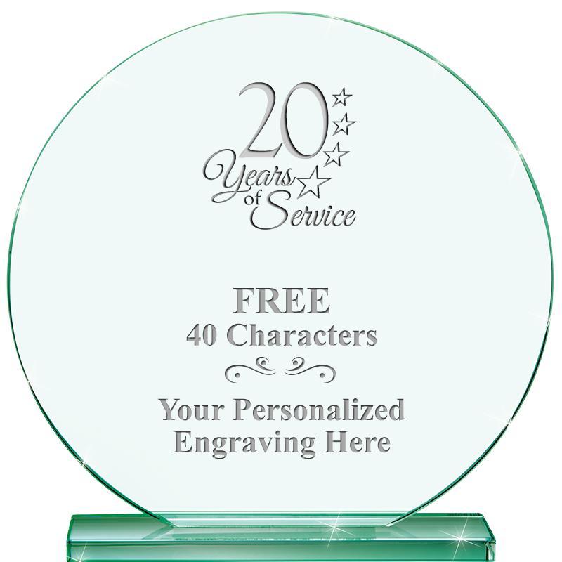 6.25" JADE GLOBE CRYSTAL