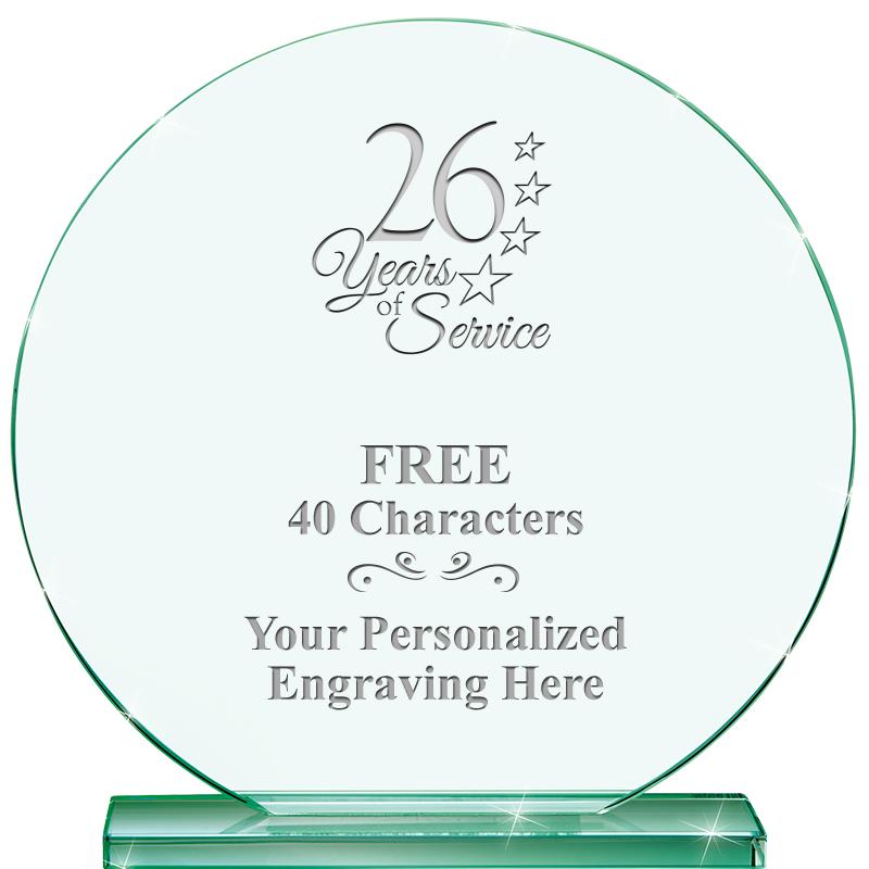 6.25" JADE GLOBE CRYSTAL