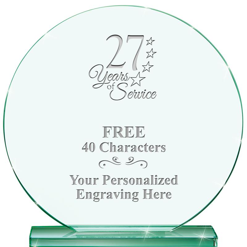 6.25" JADE GLOBE CRYSTAL