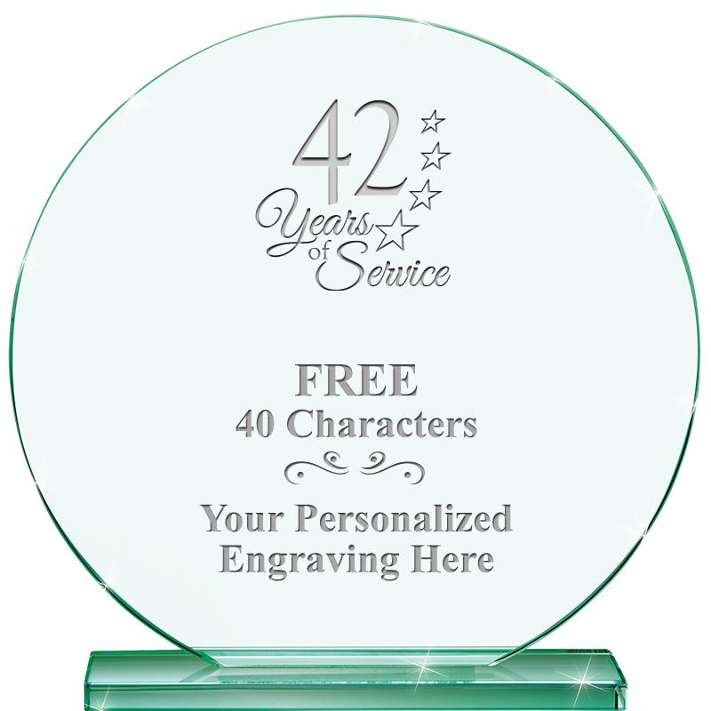 6.25" JADE GLOBE CRYSTAL