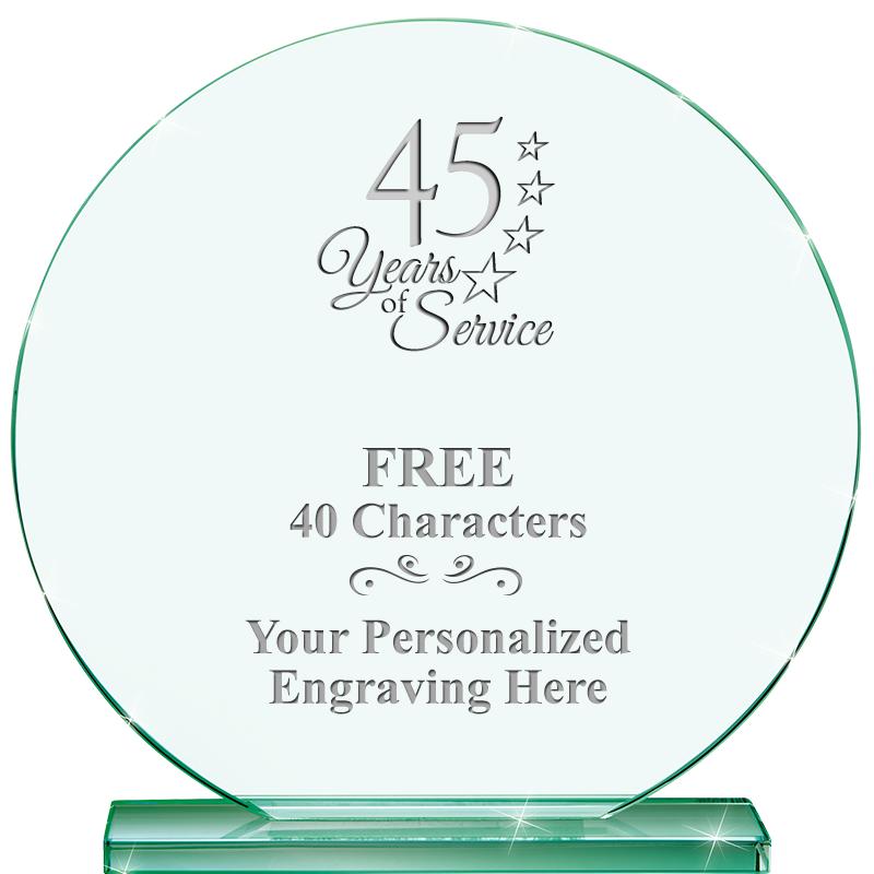 6.25" JADE GLOBE CRYSTAL