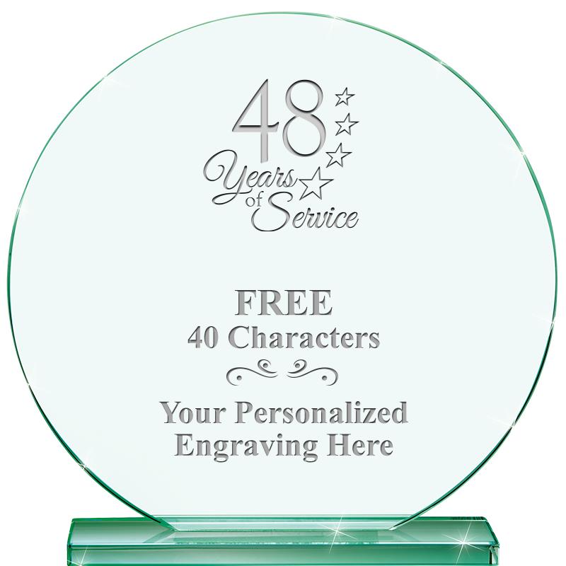 6.25" JADE GLOBE CRYSTAL