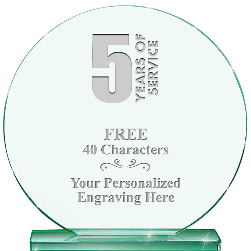 6.25" JADE GLOBE CRYSTAL