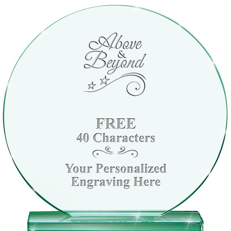 6.25" JADE GLOBE CRYSTAL