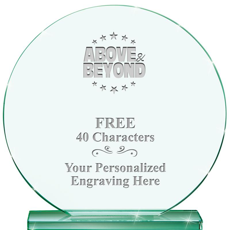 6.25" JADE GLOBE CRYSTAL