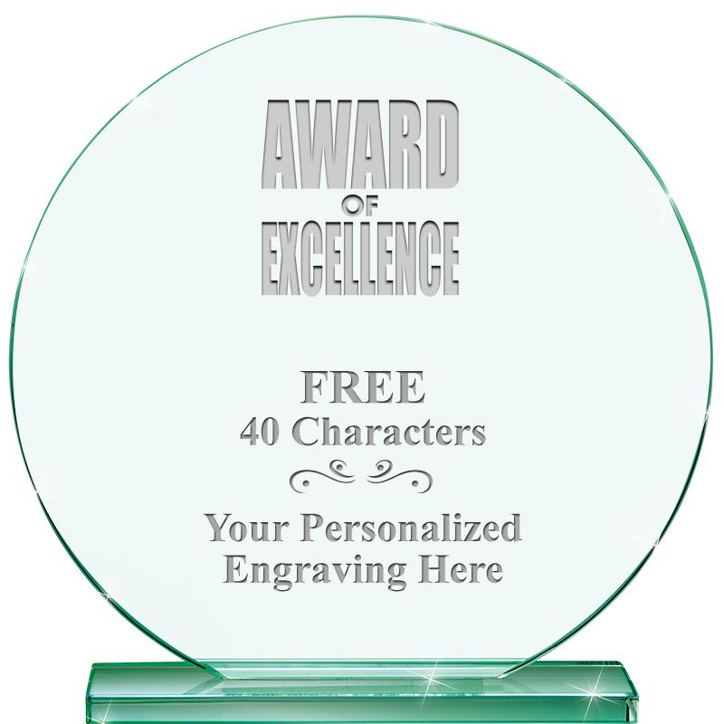 6.25" JADE GLOBE CRYSTAL