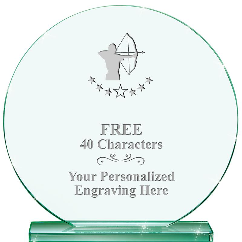 6.25" JADE GLOBE CRYSTAL