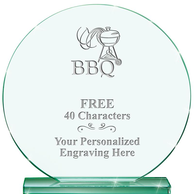 6.25" JADE GLOBE CRYSTAL