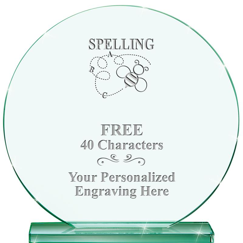 6.25" JADE GLOBE CRYSTAL