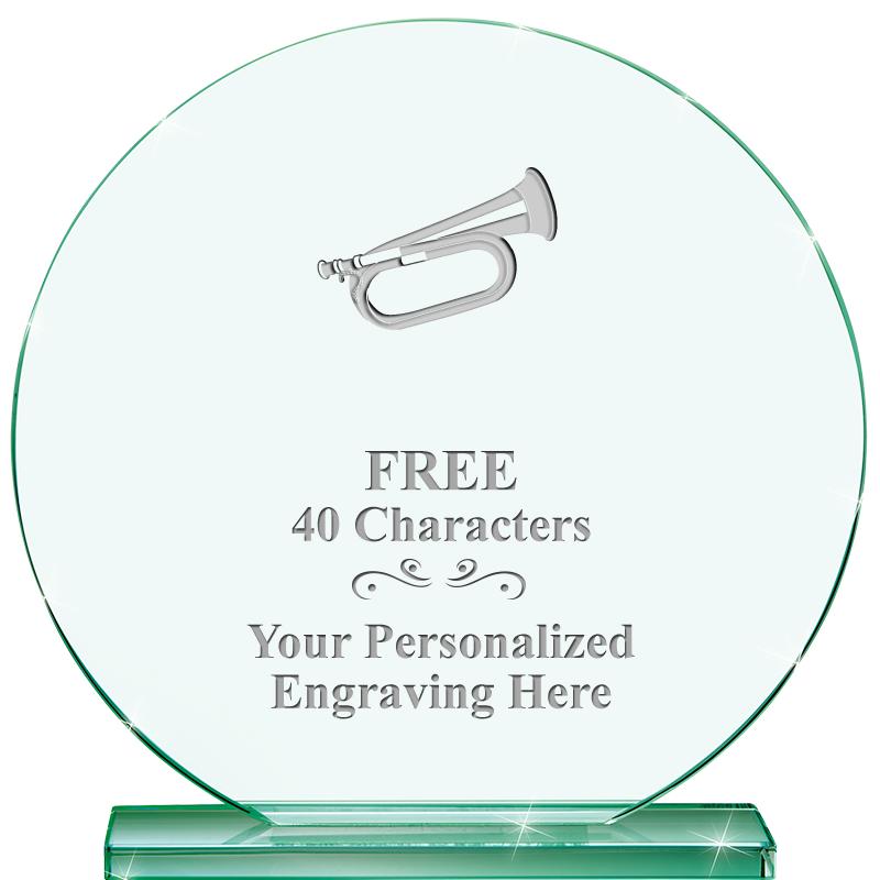 6.25" JADE GLOBE CRYSTAL