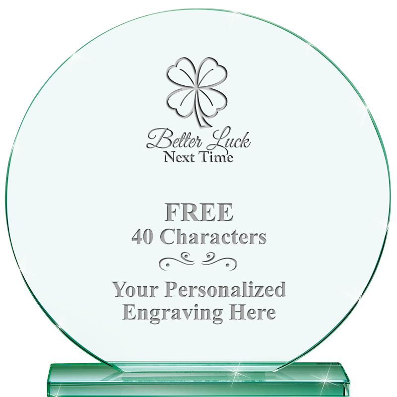 6.25" JADE GLOBE CRYSTAL