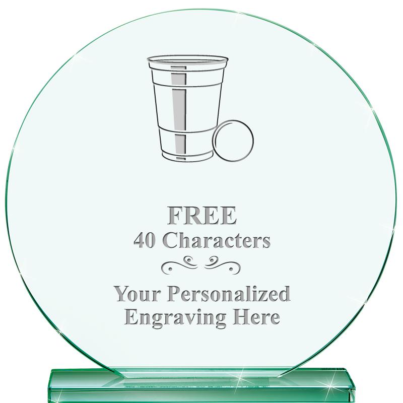 6.25" JADE GLOBE CRYSTAL