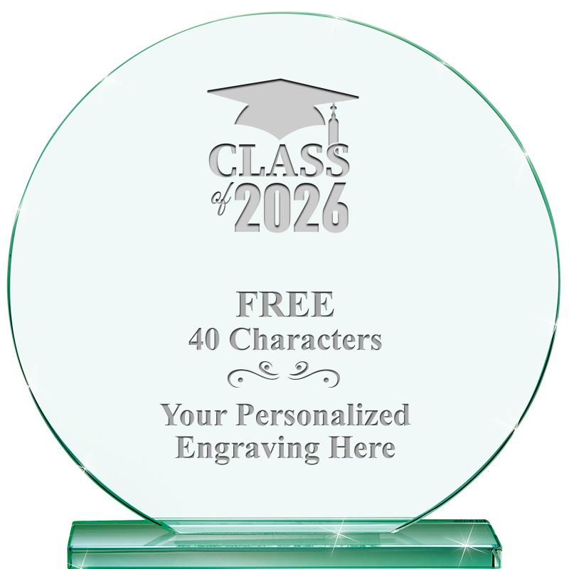 6.25" JADE GLOBE CRYSTAL