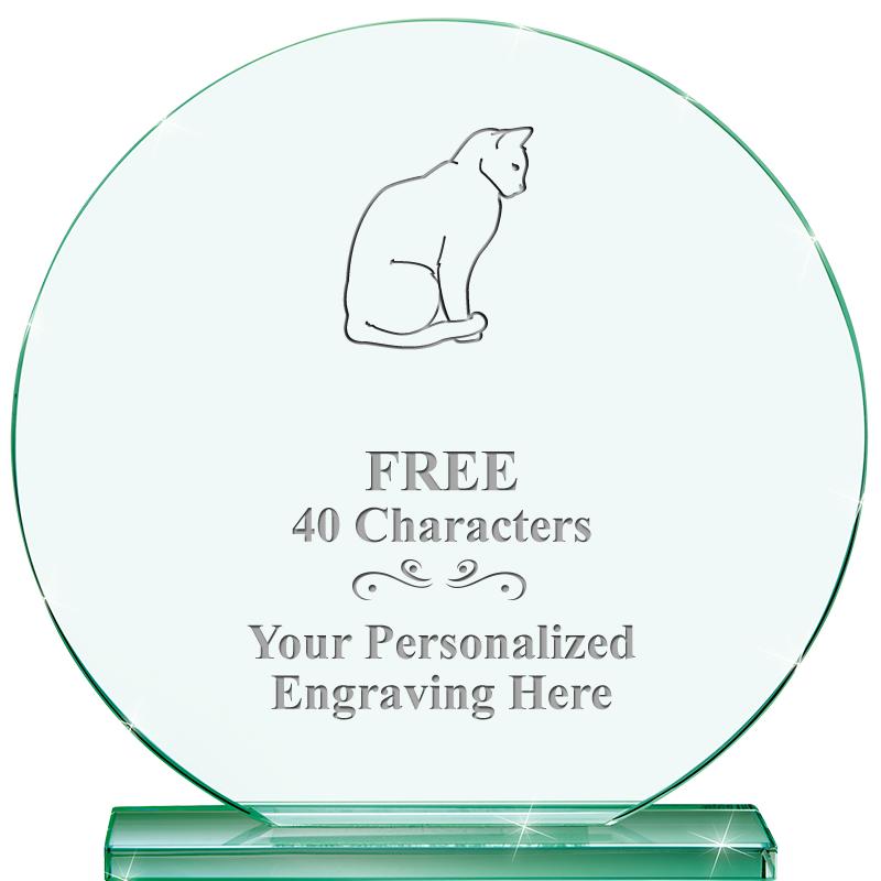 6.25" JADE GLOBE CRYSTAL